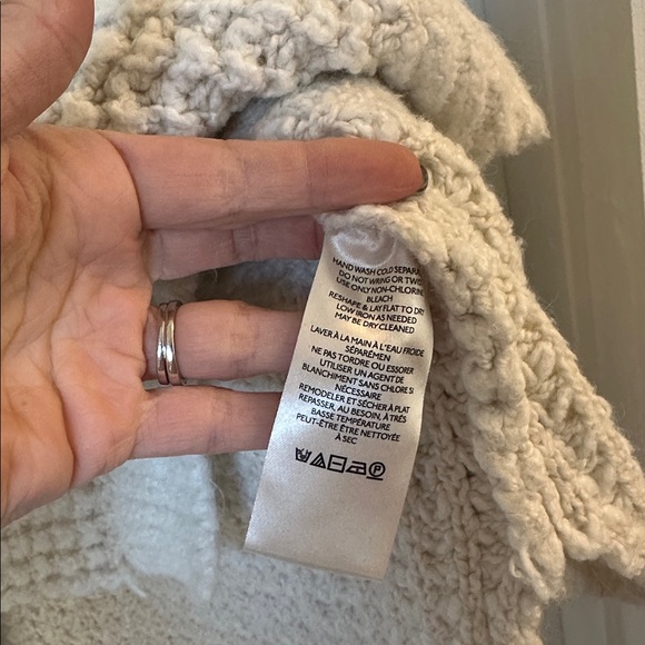 Free People Whistle Thermal Henely Top White Cloud - Picture 4 of 6